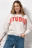 Studio Anneloes puck studio sweater gemeleerd