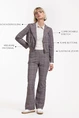 Studio Anneloes ruby check jacket heavy travel