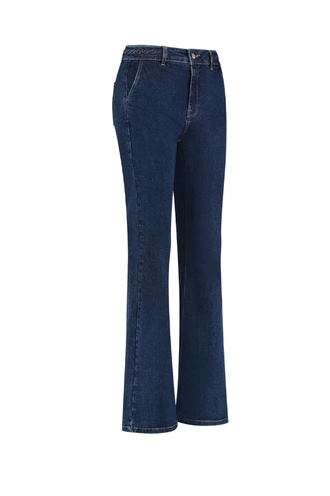 Studio Anneloes sabine denim trousers braided