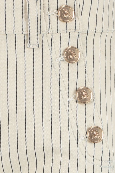 Studio Anneloes sailor stripe trousers logo kn