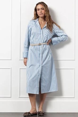 Studio Anneloes sef poplin stripe dress
