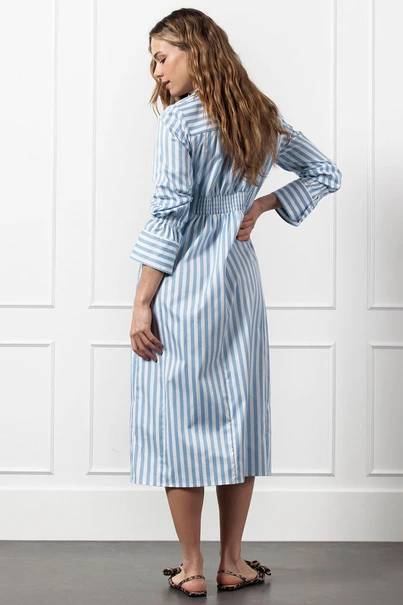 Studio Anneloes sef poplin stripe dress