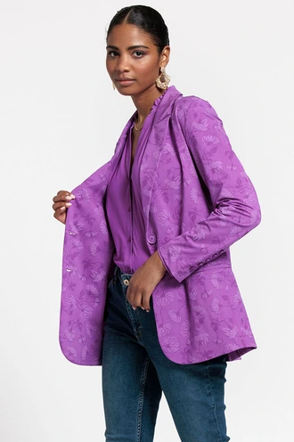 Studio Anneloes sofia jacquard bonded blazer