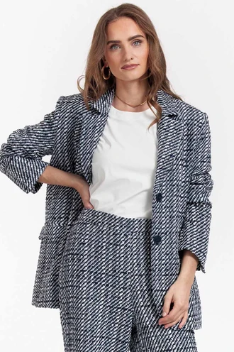 Studio Anneloes sofie tweed blazer grof