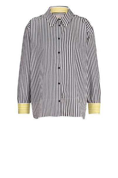 Studio Anneloes tamar stripe blouse contrast