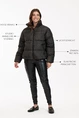 Studio Anneloes tanner puffer leopard jacket