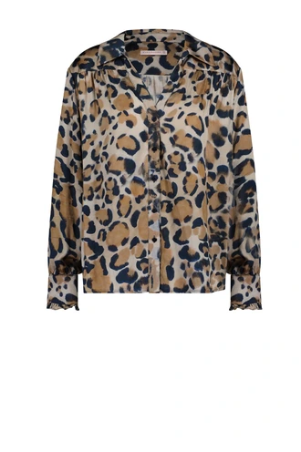 Studio Anneloes toni satin animal blouse