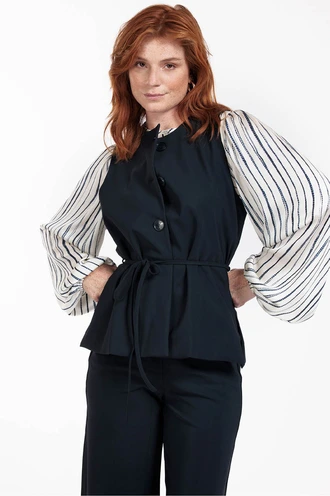 Studio Anneloes yippa bonded gilet ceintuurtje