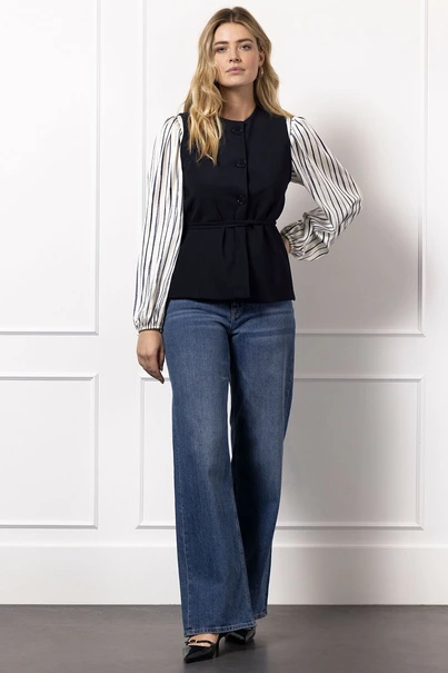 Studio Anneloes yippa bonded gilet ceintuurtje