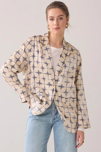 Summum 1s1242-12171 blazer tie dye