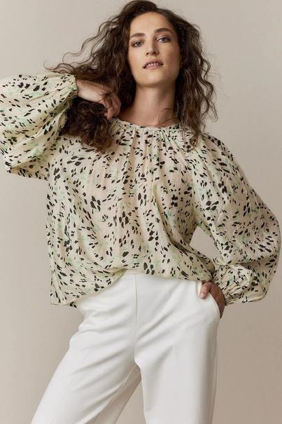 Summum 2s2869-11764 blouse ballonmouw