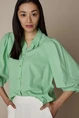 Summum 2s2897-11691 blouse plooi mouw
