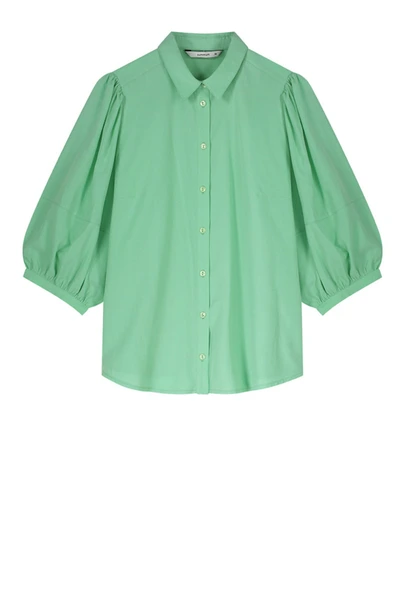 Summum 2s2897-11691 blouse plooi mouw