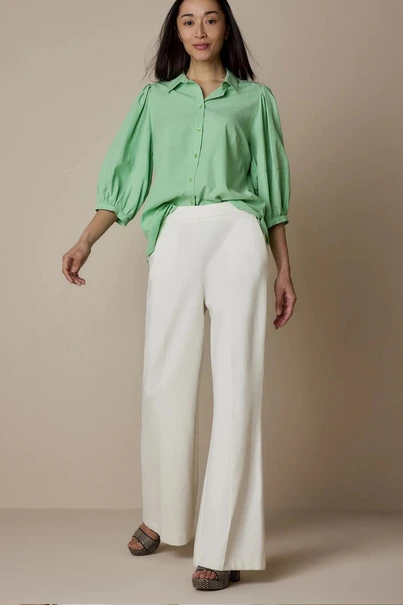Summum 2s2897-11691 blouse plooi mouw