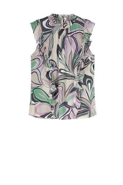 Summum 2s2930-11791 blouse mouwloos