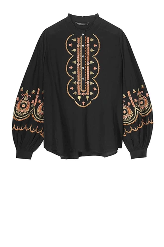 Summum 2s2965-11814 blouse borduur