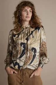 Summum 2s2984-11854 top bloem satijn