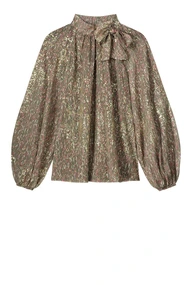 Summum 2s3039-11926 blouse print goud