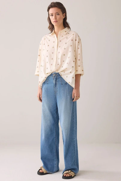 Summum 2s3054-11624 blouse borduur