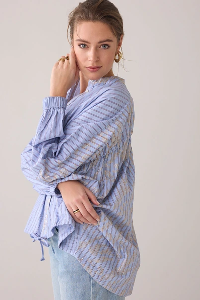 Summum 2s3145-12190 streep blouse
