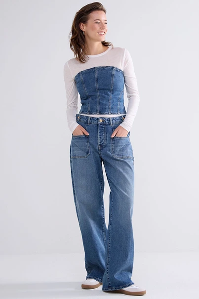 Summum 2s3192-5182 bustier jeans