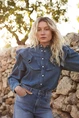 Summum 2s3265-5184 denim blouse