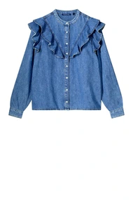 Summum 2s3265-5184 denim blouse