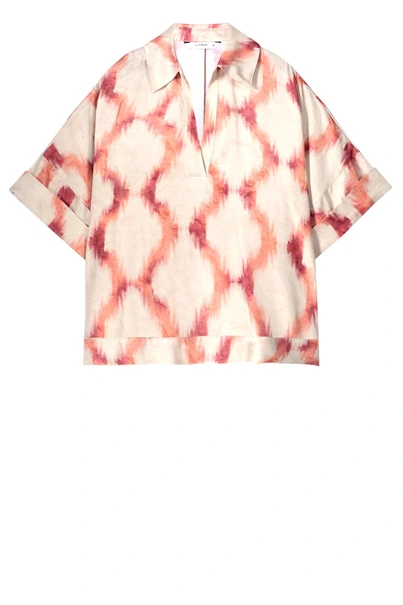 Summum 2s3281-12174 blouse ikat print