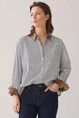 Summum 2s3283-11703 streep blouse leo