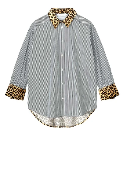 Summum 2s3283-11703 streep blouse leo