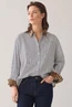 Summum 2s3283-11703 streep blouse leo
