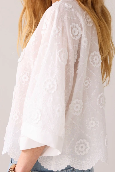Summum 2s3286-12183 blouse 3d bloem