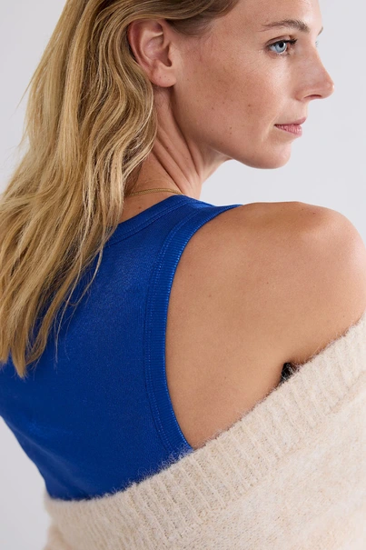 Summum 3s4873-5138 rib tanktop glans