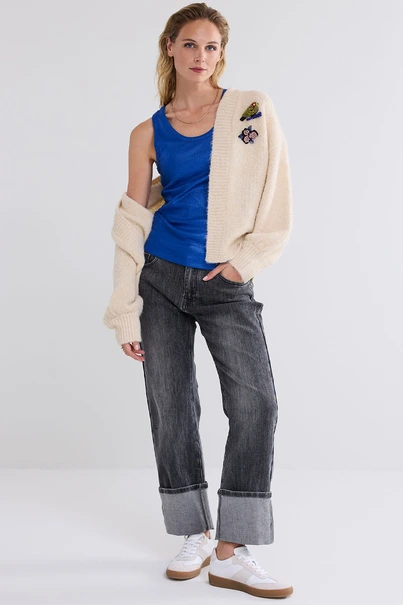 Summum 3s4873-5138 rib tanktop glans