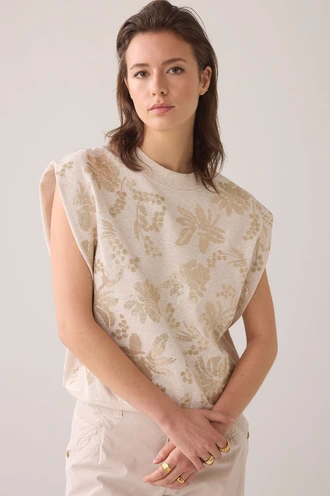 Summum 3s5108-30656 sweater mouwloos