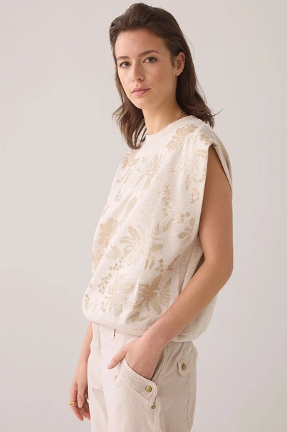 Summum 3s5108-30656 sweater mouwloos
