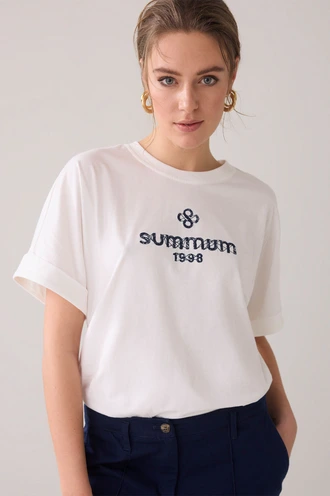 Summum 3s5128-30633 t-shirt met logo