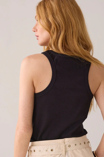 Summum 3s5133-30695 rib singlet bloem