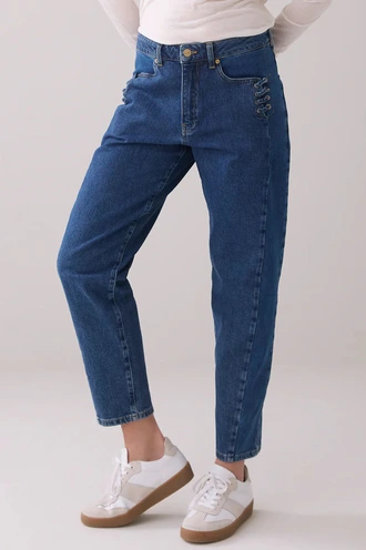 Summum 4s2762-5185 jeans veter detail