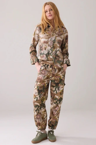 Summum 4s2787-12162 broek bloem print
