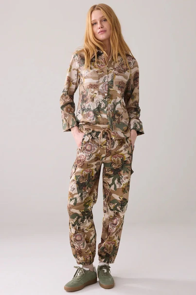 Summum 4s2787-12162 broek bloem print