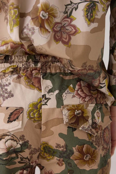 Summum 4s2787-12162 broek bloem print