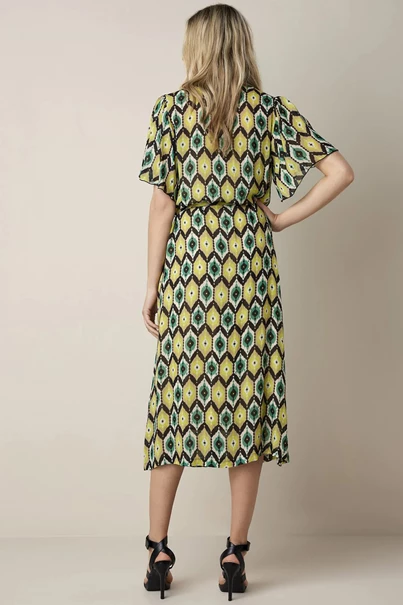 Summum 5s1356-11665 ikat print jurk