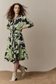 Summum 5s1418-11793 jurk lang bloem