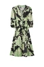 Summum 5s1418-11793 jurk lang bloem