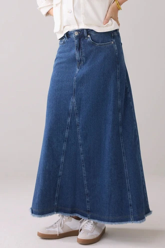 Summum 6s1330-5145 jeans rok flared