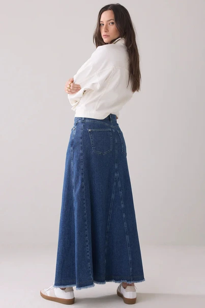 Summum 6s1330-5145 jeans rok flared