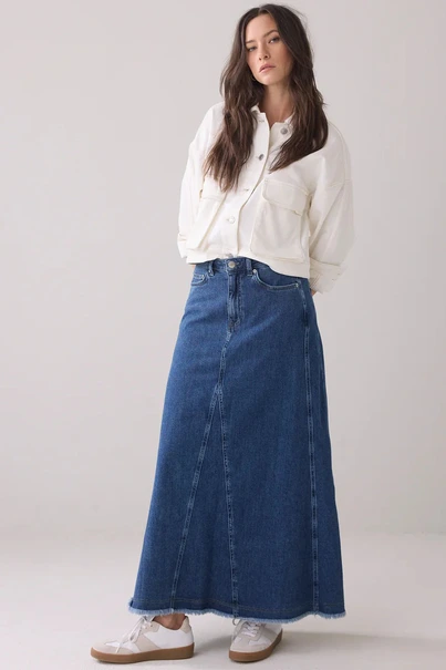 Summum 6s1330-5145 jeans rok flared