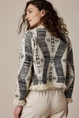 Summum 7s5740-7935 vest ikat jaquard