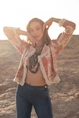 Summum 7s5740-7935 vest ikat jaquard